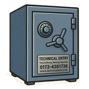 Cartoon-Style Steel Safe Cartoon Style Steel Safe
