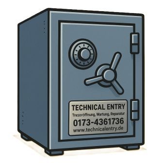 Cartoon Style Steel Safe